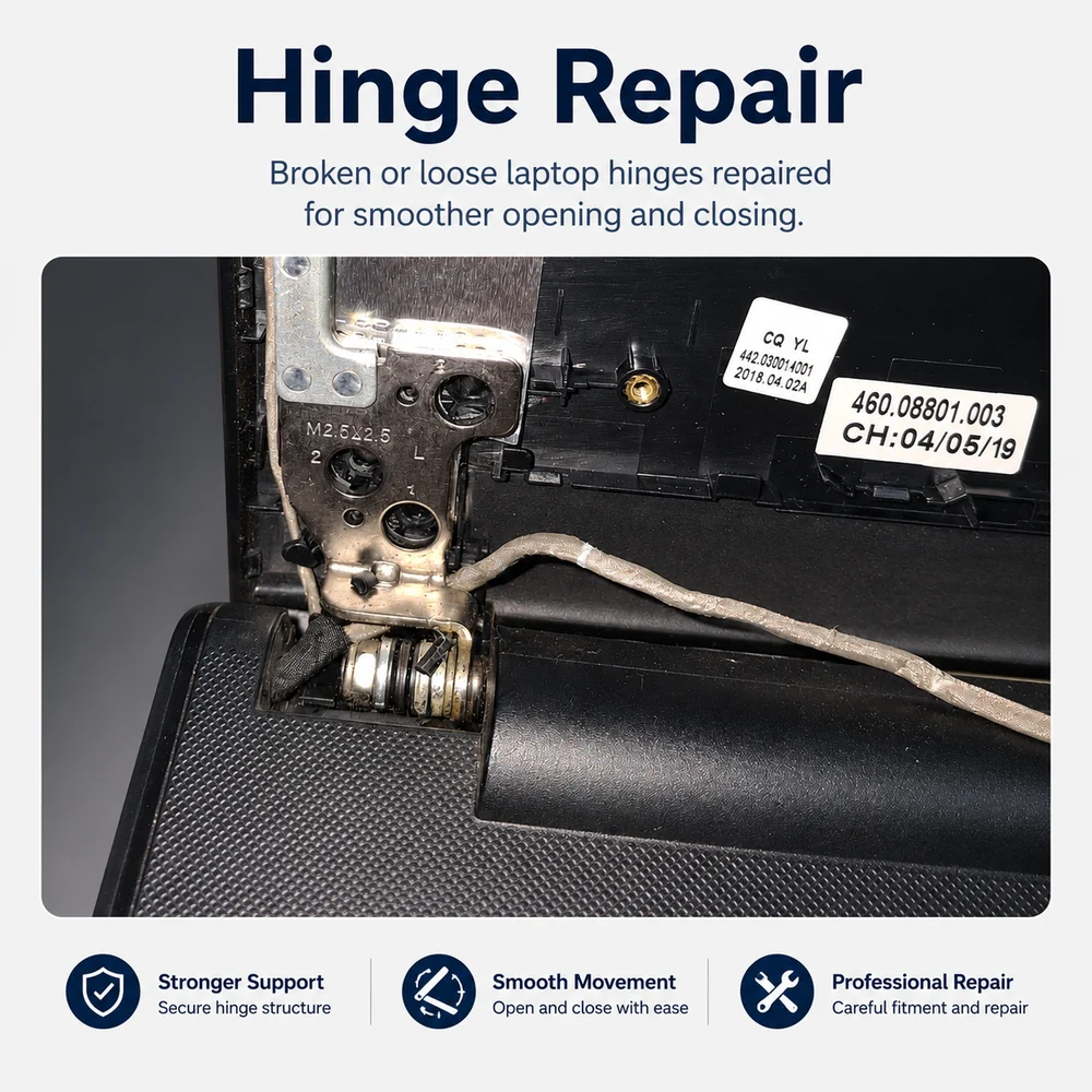 Hinge repair service graphic