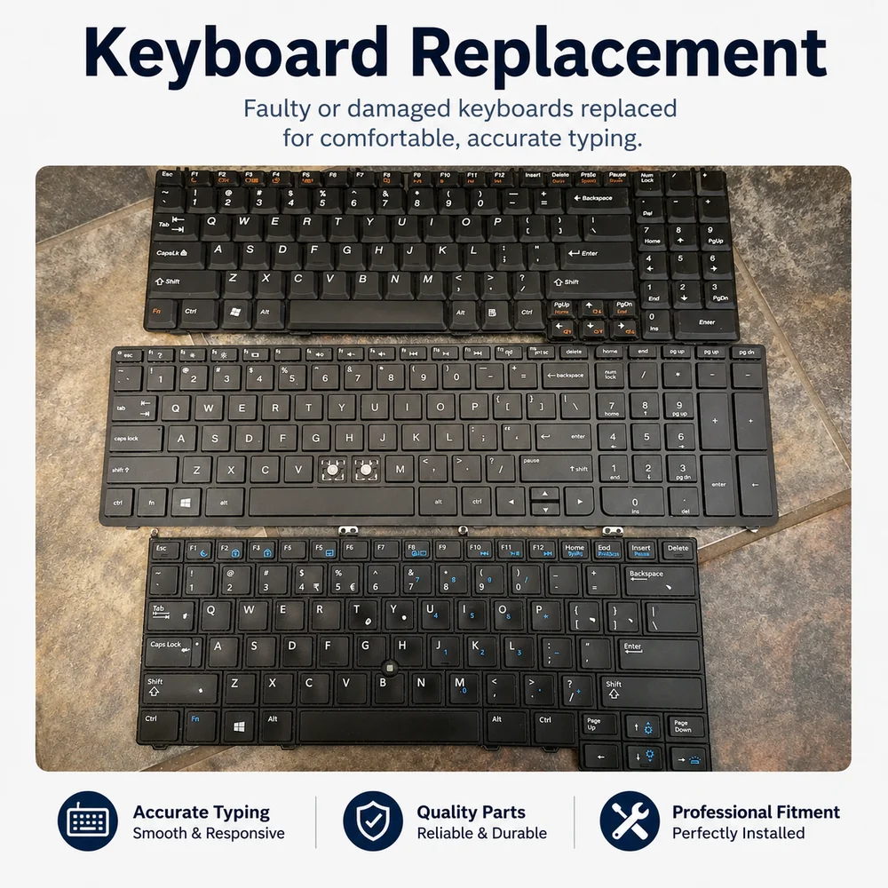 Keyboard replacement service graphic