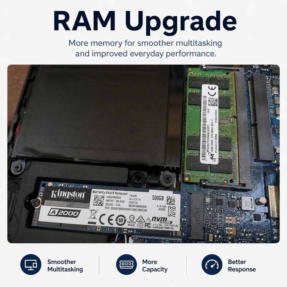 RAM upgrade service graphic