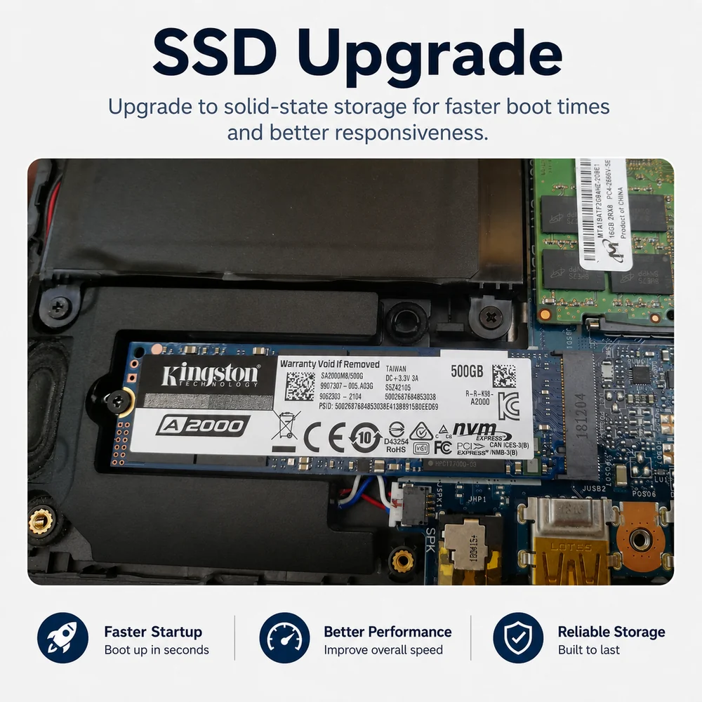 SSD upgrade service graphic
